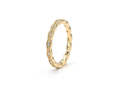 18kt yellow gold Scallop band with .13 cts diamonds. Available in white, yellow, or rose gold.
